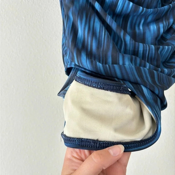 Miraclesuit Blue Ocean Wrap One Piece Swimsuit Slimming Shapewear Beach Pool - Picture 6 of 9